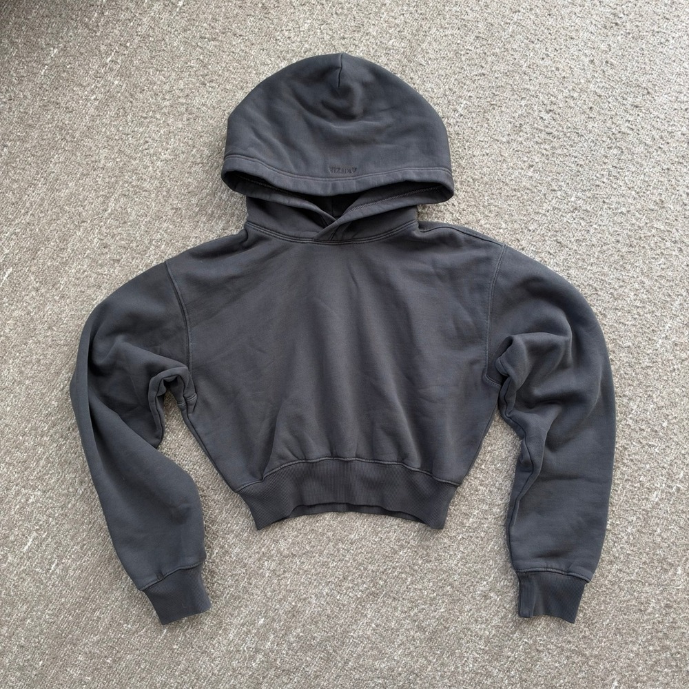 Aritzia Cozy Sweatfleece Perfect Crop Hoodie